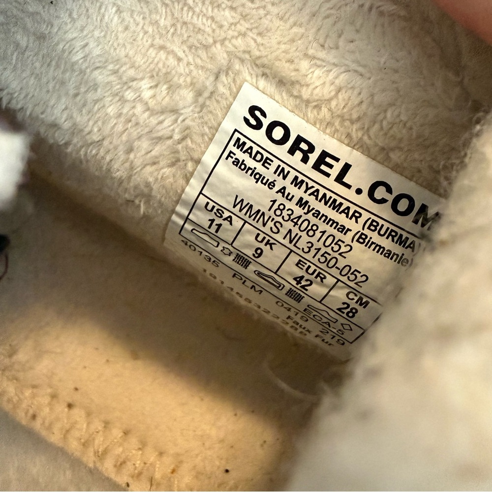 Sorel Gray and Tan Waterproof Boots- insoles missing - Picture 8 of 8